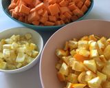 Фото кроку 1 до Варенье из тыквы 🎃 с апельсином 🍊 и лимоном 🍋.