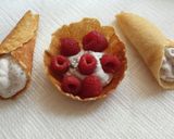 A picture of step 5 of Krumkake.