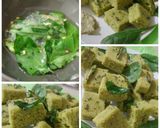 A picture of step 5 of Hariyali Rava Dhokla..😊😊.