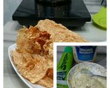 A picture of step 1 of Crispy Beancurd Top Wasabi Mayonnaise And Chili Flake.