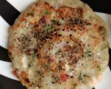 A picture of step 5 of Suji chilla.