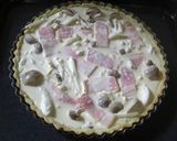 A picture of step 6 of Simple & Genuine Mushroom and Bacon Quiche.