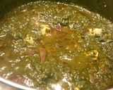 A picture of step 15 of Chicken spinach Curry 🍗🌿🍜.