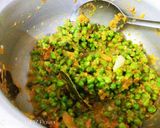 A picture of step 6 of Green gram with low spices and whole wheat flour chapati.