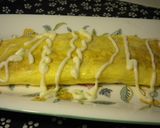A picture of step 6 of Shrimp Omelette.