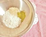 A picture of step 1 of Crispy Matcha French Biscuits (Langue de Chat).