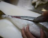 A picture of step 17 of Let's Prepare a Fish! How to Make Amberjack Sashimi.