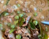 A picture of step 5 of Beginner Pork Panang Curry 🌶️🧄🥜🫚🥥.