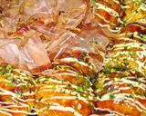 A picture of step 13 of Crisp and Creamy Osaka-style Seafood Takoyaki.