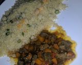 A picture of step 6 of Cous cous with liver sauce.