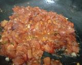 A picture of step 4 of Corn Paneer gravy.