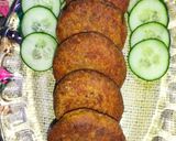 A picture of step 10 of Shallow Fry Tandoori Chicken Kabab.