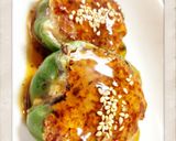 A picture of step 13 of Meat and Firm Tofu Stuffed Peppers.