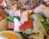 Foto del paso 4 de la receta: Ensalada de papa y salmón con salsa de eneldo