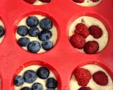 Une image de l'étape 6 de Muffins aux flocons d'avoine et framboises ou myrtilles.