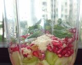 A picture of step 2 of Cucumber pomegranate punch.