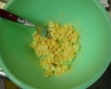 A picture of step 2 of Ham and Egg Sandwich.