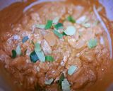 A picture of step 4 of Thai Chicken Red Curry.