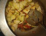 A picture of step 2 of Bottle Gourd veg.