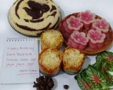 Foto langkah ke 10 dari resep Set Menu Dessert Simple Lapis Pepe Merah Putih, Bolu Selai Nanas Keju, Bolu Kukus Dua Telur.