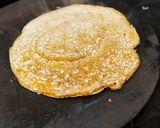 A picture of step 5 of Sponge Dosa (set dosa).