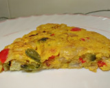 Foto del paso 2 de la receta: Tortilla de bacalao con pimientos