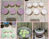 Foto langkah ke 5 dari resep Bolu Kukus Semangka Mekar, Lembut Tanpa Soda 😁😙😋.