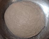 Foto langkah ke 2 dari resep Almond Double Chocolate Sourdough Bread (72%).