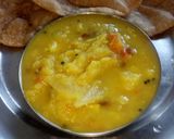 பூரி கிழங்கு\உருளைக்கிழங்கு மசாலா (Urulaikilanku masala recipe in tamil) ரெசிபி ஸ்டேப் 7 புகைப்படம்