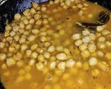 A picture of step 10 of Chickpeas/chhole masala.