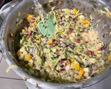 Une image de l'étape 21 de Gâteau salé aux courgettes, poivrons jaunes, chorizo et mozzarella.