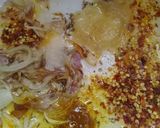 A picture of step 2 of Lobia Aloo Phali with Chapati.