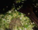 A picture of step 3 of Hot and sour soup.