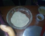 A picture of step 4 of Orange Oreo cake.