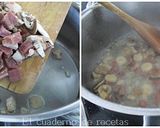 Foto del paso 4 de la receta Guiso de papas con Champiñones & Jamón