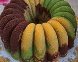 Foto langkah ke 11 dari resep Marmer Cake Pandan Cokelat.
