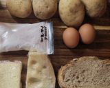 Une image de l'étape 1 de Pommes Dauphines Panées au Fromage.