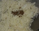A picture of step 3 of Dal Fry and Jeera Rice with mayonnaise salad.