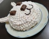 A picture of step 10 of Fluffy Sponge Cake & 3D Cake.