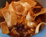 A picture of step 3 of Chicken tortilla soup.