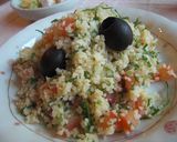 A picture of step 4 of Moroccan Couscous Salad with Olives.