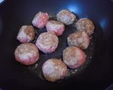 A picture of step 2 of Cheese Meatballs in Tomato Sauce.