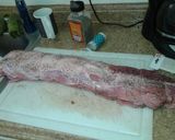 A picture of step 5 of Rolled pork tender loin.