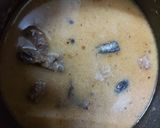 A picture of step 2 of Mutton saunfia polaw with dip.