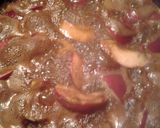 A picture of step 2 of apple and chocolate empanadas.