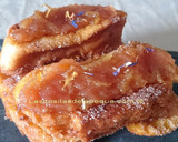 Foto del paso 4 de la receta: Torrijas al aroma de anís y napadas con membrillo de naranja