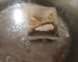 Foto del paso 5 de la receta: Maxi timbal de berenjena y pasta cocida con Dashi, atún y salmón