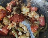 A picture of step 4 of Pav Bhaji.