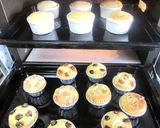 A picture of step 5 of Easy Baked Cheesecake in a Mini Cup.