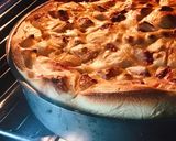 Hình bước làm 6 của món 💚 Bánh Đào Nướng (Clafoutis aux pêches)
